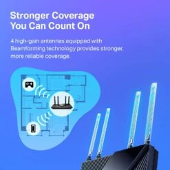 TP-Link AX1800 WiFi 6 Router (Archer AX21) – Dual Band Wireless Internet Router, Gigabit Router, Easy Mesh, Works With Alexa - A Certified For Humans Device 8 TP-Link AX1800 WiFi 6 Router (Archer AX21) – Dual Band Wireless Internet Router, Gigabit Router, Easy Mesh, Works With Alexa - A Certified For Humans Device -Appliantrix Cheap Store 711wNMOMjCL. AC SL1500