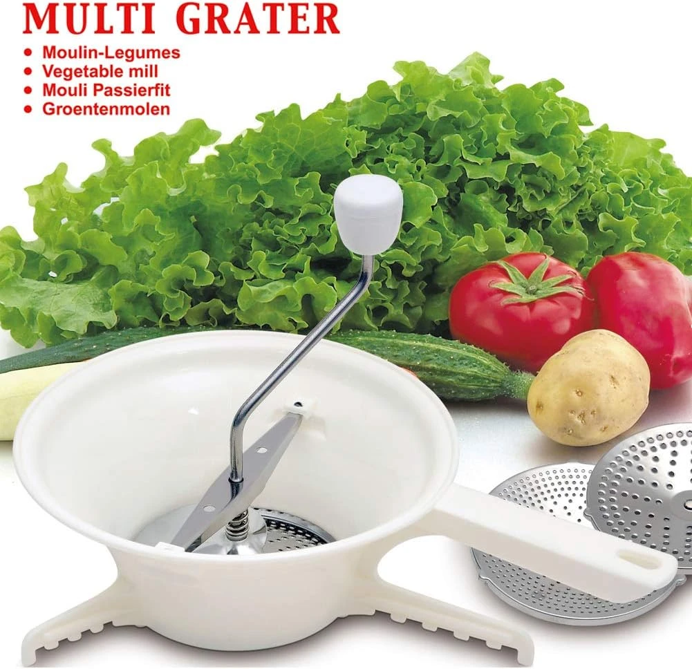 Manual Food Chopper, Food Processor Multifunctional Food Grinder Mixer, Salad Vegetable Fruit Blender For Kitchen Vegetables Meat Fruits Nuts Herbs Onions 3 Manual Food Chopper, Food Processor Multifunctional Food Grinder Mixer, Salad Vegetable Fruit Blender For Kitchen Vegetables Meat Fruits Nuts Herbs Onions - Image 3