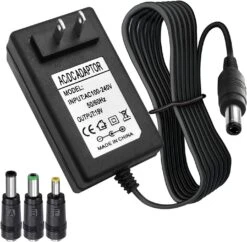 19V AC DC Charger Power Cord Compatible For Eufy RoboVac 11S 12 15C 25C 30C 35C, Pure Clean PUCRC 15 25 26B 90, Coredy Robotic R580 R650 R750 G800, ILIFE V3s Pro A4s Pro V5s Pro Robot Vacuum Cleaner