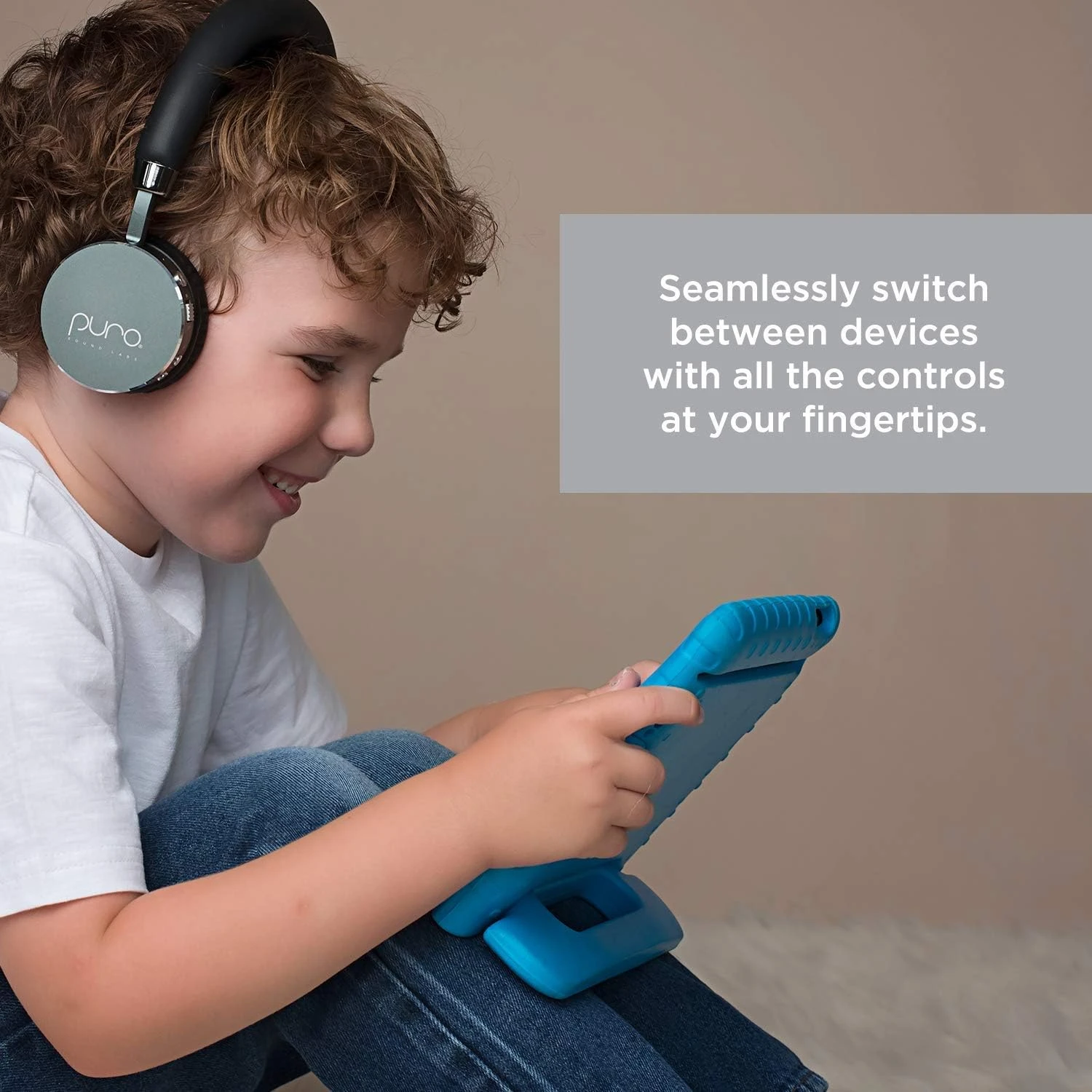 Puro Sound Labs BT2200s Volume Limited Kids’ Bluetooth Headphones – Safer Headphones For Kids – Studio-Grade Audio Quality & Noise Isolation- Light Teal 7 Puro Sound Labs BT2200s Volume Limited Kids’ Bluetooth Headphones – Safer Headphones For Kids – Studio-Grade Audio Quality & Noise Isolation- Light Teal - Image 7