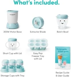 NutriBullet NBY-50100 Baby Complete Food-Making System, 32-Oz, Blue 19 NutriBullet NBY-50100 Baby Complete Food-Making System, 32-Oz, Blue -Appliantrix Cheap Store 713rbh1w5YL. AC SL1500