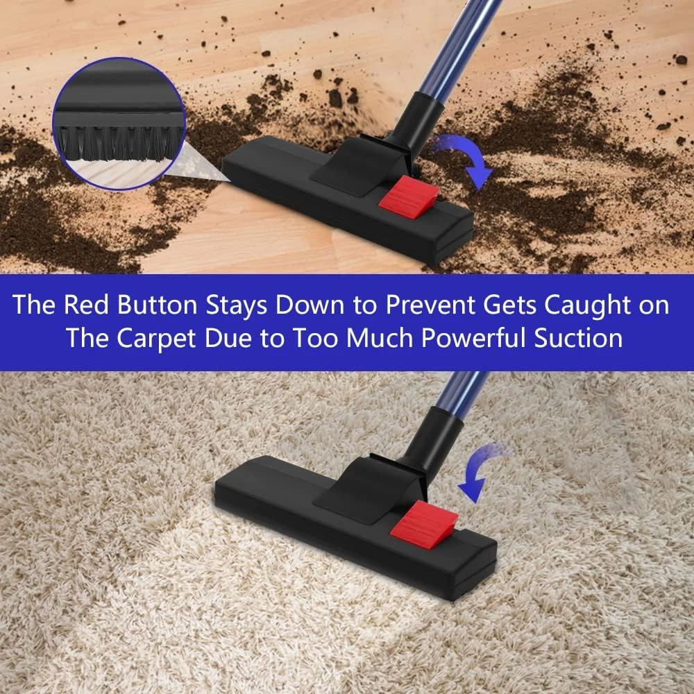 EFSHREE Vacuum Cleaner, Corded Stick Handheld Vacuums 17KPA Powerful Suction 600W Motor, Lightweight Vacuum Cleaners For Pet Hair Floor & Carpet (Navy) 4 EFSHREE Vacuum Cleaner, Corded Stick Handheld Vacuums 17KPA Powerful Suction 600W Motor, Lightweight Vacuum Cleaners For Pet Hair Floor & Carpet (Navy) - Image 4