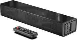 LARKSOUND Small Sound Bar For TV, PC, Gaming, Surround Sound System, Mini TV Speaker Soundbar With Bluetooth/HDMI ARC/Optical/AUX/USB Connections