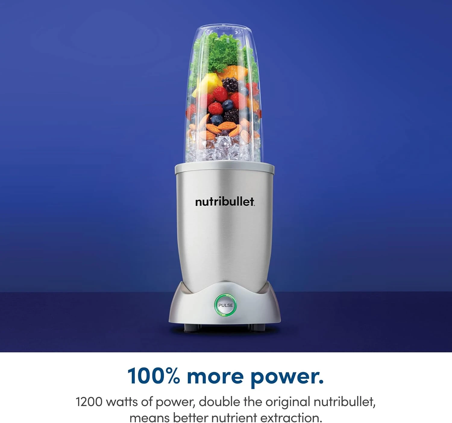 Nutribullet Pro+ 1200 Watt Personal Blender With Pulse Function SKU – Silver 5 Nutribullet Pro+ 1200 Watt Personal Blender With Pulse Function SKU – Silver - Image 5