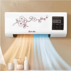 GENERIC Small Wall-Mounted A-ir Conditioner, Mini-A-ir Conditioner And Heating A-ir Conditioner With Remotely Regulated Heat Fan,Intelligent Timer Dual-Purpose A-ir Conditioner, For Bedroom And Living Ro