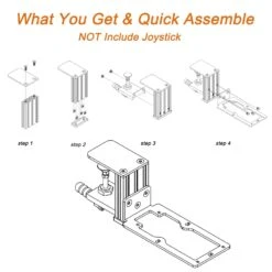 HTLAKIKJ Desk Mount For Flight Sim Joystick-Compatible With Turtle Beach VelocityOne Flightstick For Xbox And Windows-Simulation Controller Joystick Mount Holder(for Turtle Beach Flightstick) 11 HTLAKIKJ Desk Mount For Flight Sim Joystick-Compatible With Turtle Beach VelocityOne Flightstick For Xbox And Windows-Simulation Controller Joystick Mount Holder(for Turtle Beach Flightstick) -Appliantrix Cheap Store 715jBfDdjpL. SL1500