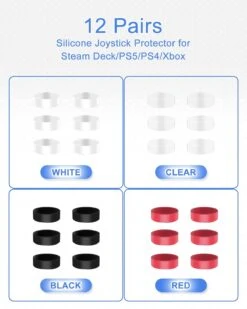DEVASO 24 Pcs Joystick Protectors, Silicone Elastic Joystick Protective Ring, Reduce Noise, Invisible Protection, Controller Accessories For Steam Deck/Switch/Xbox/ROG Ally/PS5/PS4/PS VR2 13 DEVASO 24 Pcs Joystick Protectors, Silicone Elastic Joystick Protective Ring, Reduce Noise, Invisible Protection, Controller Accessories For Steam Deck/Switch/Xbox/ROG Ally/PS5/PS4/PS VR2 -Appliantrix Cheap Store 716ARQqu1L. SL1500