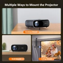 NexiGo PJ40 Projector With WiFi And Bluetooth, Native 1080P, 4K Supported, Projector For Outdoor Movies, 300 Inch, Zoomable, 20W Speakers, Home Theater, Compatible W/TV Stick, IOS, Android (Black) 17 NexiGo PJ40 Projector With WiFi And Bluetooth, Native 1080P, 4K Supported, Projector For Outdoor Movies, 300 Inch, Zoomable, 20W Speakers, Home Theater, Compatible W/TV Stick, IOS, Android (Black) -Appliantrix Cheap Store 716Ju wK9ZL. AC SL1500