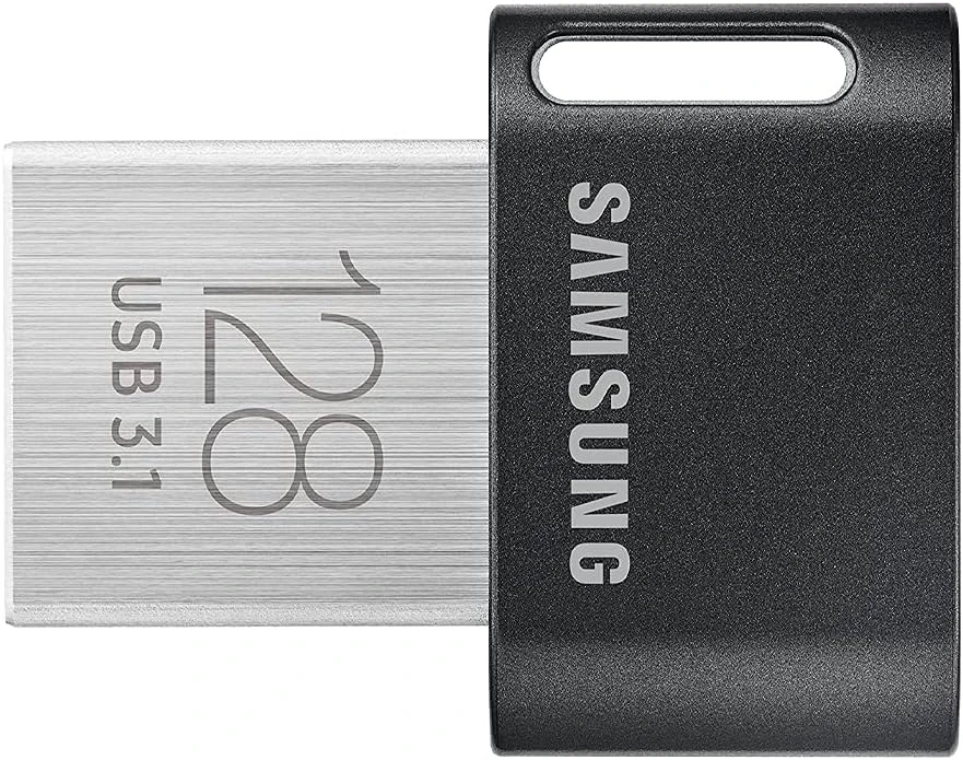 SAMSUNG FIT Plus 3.1 USB Flash Drive, 128GB, 400MB/s, Plug In And Stay, Storage Expansion For Laptop, Tablet, Smart TV, Car Audio System, Gaming Console, MUF-128AB/AM,Gunmetal Gray 1 SAMSUNG FIT Plus 3.1 USB Flash Drive, 128GB, 400MB/s, Plug In And Stay, Storage Expansion For Laptop, Tablet, Smart TV, Car Audio System, Gaming Console, MUF-128AB/AM,Gunmetal Gray