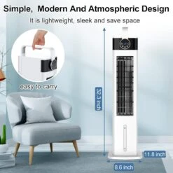 Portable Air Conditioners, 3-IN-1 Air Conditioner Portable For Room, 3 Speeds Evaporative Air Cooler, Fast Cooling Portable AC W/Timer, 52° Oscillation Tower Fan, Remote Swamp Cooler For Office -Appliantrix Cheap Store 717Q5vYhWDL. AC SL1500
