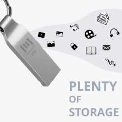 MOSDART 64GB Waterproof Metal USB 2.0 Flash Drive - Keychain Thumb Drive Memory Stick Jump Drive Data Storage For Computers - ExFAT, Shockproof And Dustproof (Silver) -Appliantrix Cheap Store 718GUvj94dL. AC SL1500