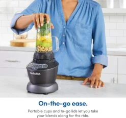 NutriBullet ZNBF30500Z Blender Combo 1200 Watt, 1200W, Dark Gray -Appliantrix Cheap Store 718KO11XPeL. AC SL1500