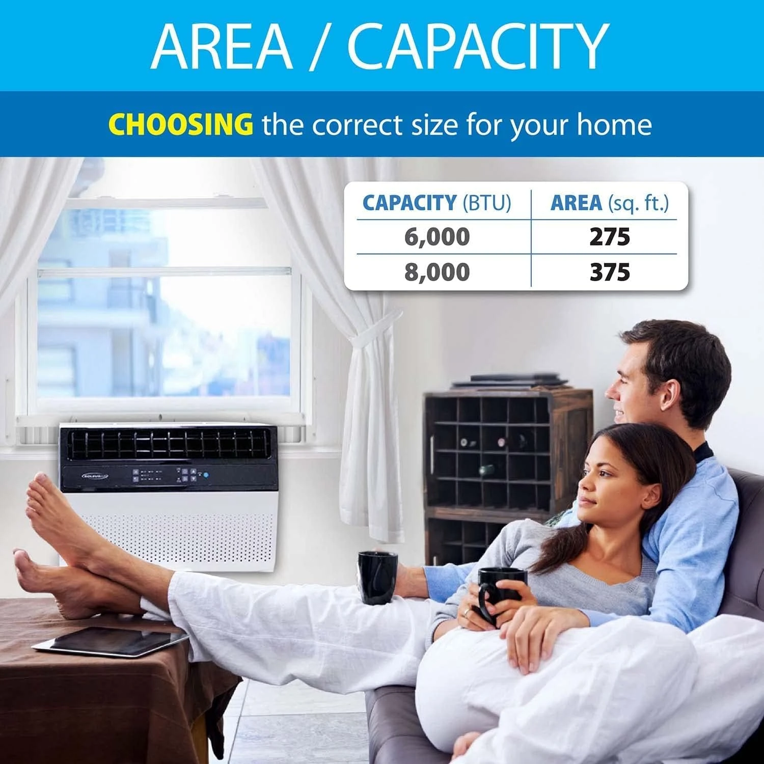 Soleus Air Exclusive 8,000 BTU With WiFi Over The Sill Air Conditioner, Class Of Its Own For Safety And Whisper Quiet, Along With Keeping Your Window View (Fits Up To 11" Wide Window Sill) 5 Soleus Air Exclusive 8,000 BTU With WiFi Over The Sill Air Conditioner, Class Of Its Own For Safety And Whisper Quiet, Along With Keeping Your Window View (Fits Up To 11" Wide Window Sill) - Image 5