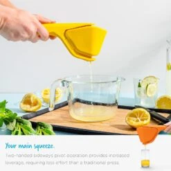 Dreamfarm Lemon Fluicer | Easy Squeeze Manual Lemon Juicer | Citrus Juicer That Folds Flat For Space-Saving Storage | Lemon Squeezer With Pivot To Increase Leverage -Appliantrix Cheap Store 71AeeX9sm3L. AC SL1500