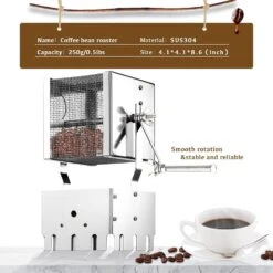 Coffee Roaster Coffee Roasters For Home Use Machine Coffee Bean Roaster Manual Coffee Roasting Roast -Appliantrix Cheap Store 71Bf00P2ZSL. AC SL1500