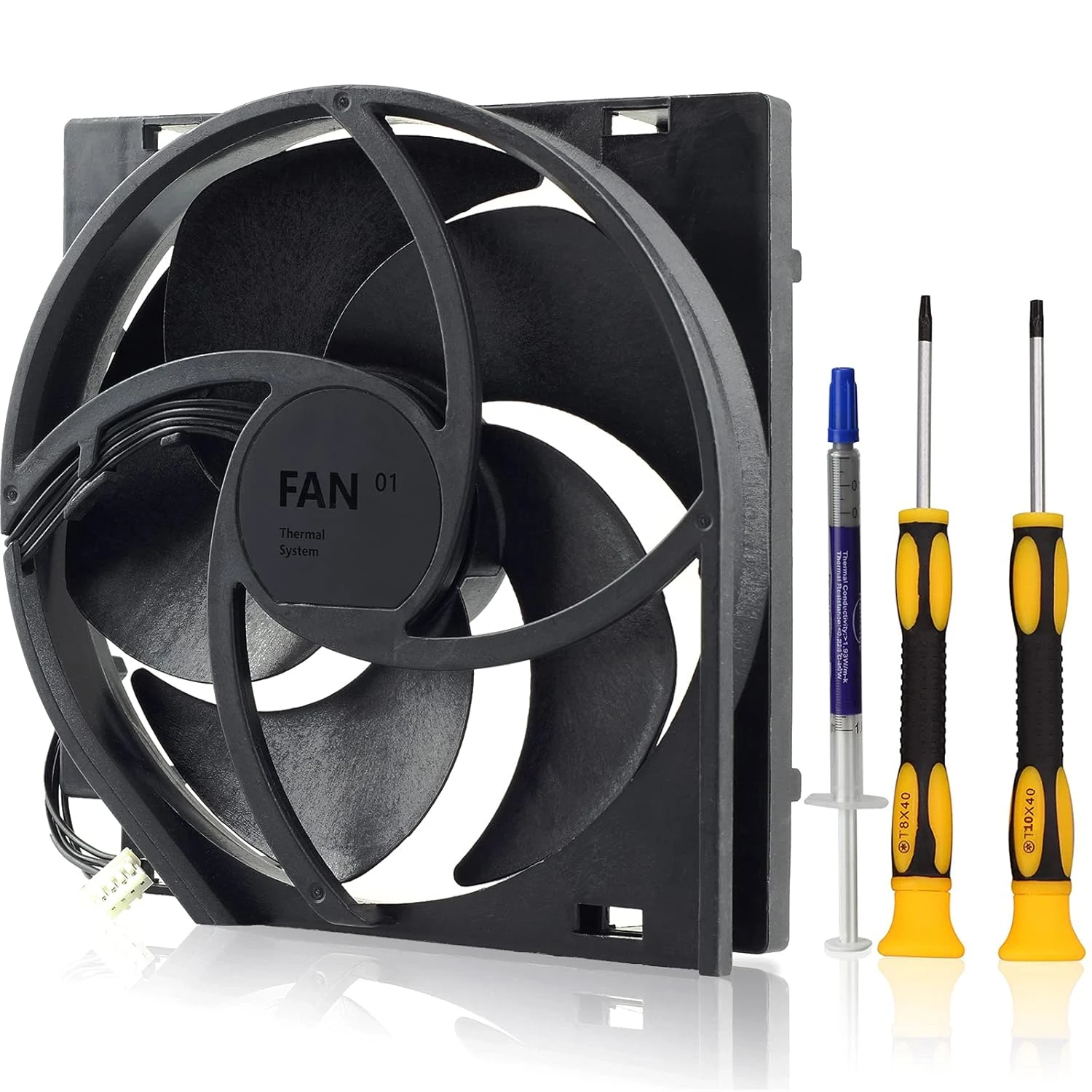Gorliskl Replacement Of Internal Cooling Fan For Xbox One S Console.(with Opening Tool And Heatsink Paste) 1 Gorliskl Replacement Of Internal Cooling Fan For Xbox One S Console.(with Opening Tool And Heatsink Paste)