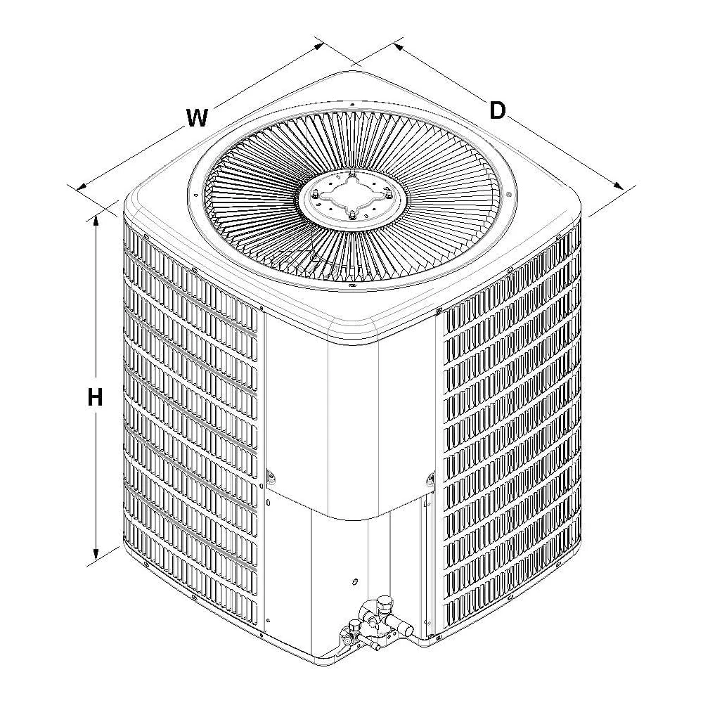 Goodman 3 TON 15.2 SEER2 Heat Pump (GSZH503610) With FREE Programmable Thermostat 2 Goodman 3 TON 15.2 SEER2 Heat Pump (GSZH503610) With FREE Programmable Thermostat - Image 2