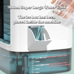 Car Air Conditioner, 900ml Water Tank,with Ice Box,3 Wind Speeds Air Cooler And Humidifier 3 Wind Speeds,Cooling Mist,7 LED Lights Air Cooler For Home For Home Travel Office 9 Car Air Conditioner, 900ml Water Tank,with Ice Box,3 Wind Speeds Air Cooler And Humidifier 3 Wind Speeds,Cooling Mist,7 LED Lights Air Cooler For Home For Home Travel Office -Appliantrix Cheap Store 71DzRoHbnL. AC SL1500