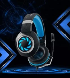 Headsets For Xbox One, PS4, PC, Nintendo Switch, Mac, Gaming Headset With Stereo Surround Sound, Over Ear Gaming Headphones With Noise Canceling Mic, LED Light (Headsets Blue) 13 Headsets For Xbox One, PS4, PC, Nintendo Switch, Mac, Gaming Headset With Stereo Surround Sound, Over Ear Gaming Headphones With Noise Canceling Mic, LED Light (Headsets Blue) -Appliantrix Cheap Store 71EOYWGnp4L. AC SL1500