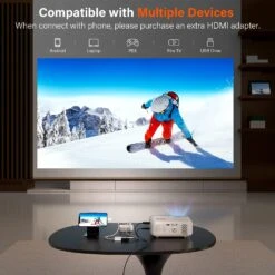 Mini Projector, VOPLLS 1080P Full HD Supported Video Projector, Portable Outdoor Home Theater Movie Projector, 50% Zoom, Compatible With HDMI, USB, AV, Smartphone/Tablet/Laptop/PC/TV Box 11 Mini Projector, VOPLLS 1080P Full HD Supported Video Projector, Portable Outdoor Home Theater Movie Projector, 50% Zoom, Compatible With HDMI, USB, AV, Smartphone/Tablet/Laptop/PC/TV Box -Appliantrix Cheap Store 71F5OGcIouL. AC SL1500