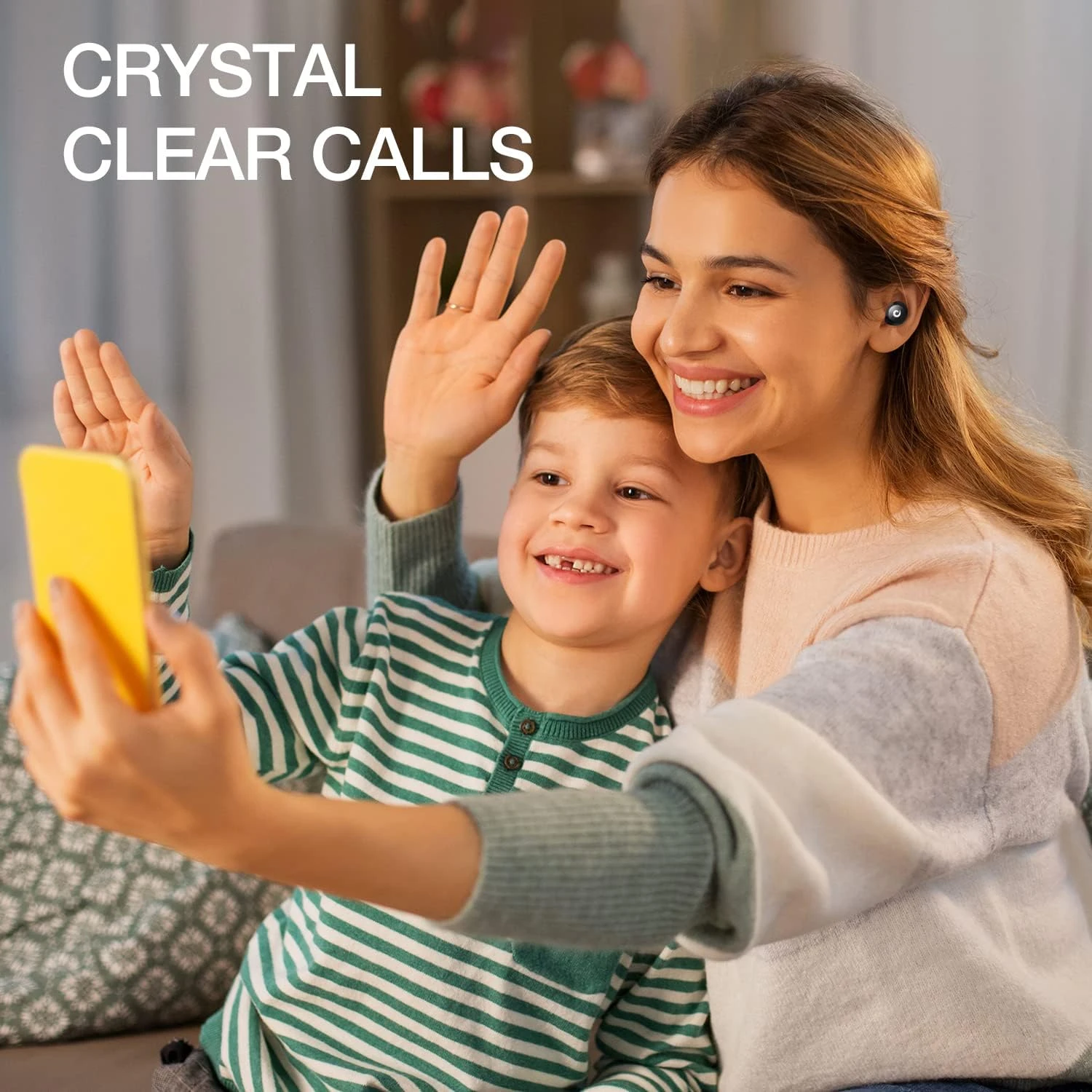 Hikapa X9 Wireless Earbuds Bluetooth 5.3 Headphones Waterproof Stereo Earphones In Ear Touch Control With Microphone Headset With Deep Bass For Sport, Gaming And Running(Black) 7 Hikapa X9 Wireless Earbuds Bluetooth 5.3 Headphones Waterproof Stereo Earphones In Ear Touch Control With Microphone Headset With Deep Bass For Sport, Gaming And Running(Black) - Image 7