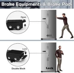 360° Universal Extendable Furniture Appliances Rollers, Strong Mover Tools With 24 Roller & Brake Equipment Strong Base For Washing Machines Refrigerators Dryers Bearing 600LB -Appliantrix Cheap Store 71FRZjNghlL. AC SL1500