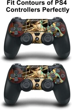 Vinyl Decal Skins For PS4 Console And Controllers- Protective Stickers Cover For PS4 Playstation 4 Console & Two Controllers Accessories -Red And Orange -Appliantrix Cheap Store 71FgsuMzYXL. AC SL1500