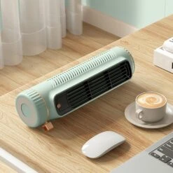 Portable Air Conditioners, 3 Speeds Mute Portable Ac 2-8H Mini Air Conditioner With USB Desk Cooling Fan Head Shaking Quiet Personal Air Cooler For Home, Travel, Car, Office 10.8'' -Appliantrix Cheap Store 71G5FUxwLkL. AC SL1500