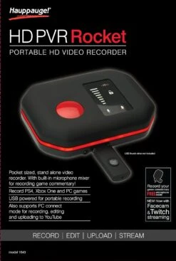 Hauppauge HD PVR Rocket Portable Stand Alone HD 1080p Video Game Recorder For Xbox One, Xbox 360, PS4, PS3 And PC Gaming Systems (1540) -Appliantrix Cheap Store 71GV3HT4 3L. AC SL1500