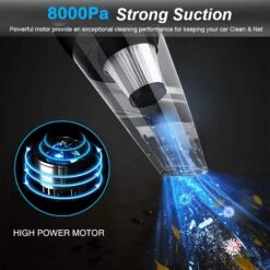 CHENXRN Handheld Vacuum Cordless Cleaner, Wireless Rechargeable Hand Held Car Vacuum Cleaner Strong Suction 8000PA, Portable Mini Hand Vacuum Dust Busters Cleaner For Car, Home And Pet -Appliantrix Cheap Store 71GiCpslqnL. AC SL1500