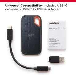 SanDisk 1TB Extreme Portable SSD - Up To 1050MB/s - USB-C, USB 3.2 Gen 2 - External Solid State Drive - SDSSDE61-1T00-G25 11 SanDisk 1TB Extreme Portable SSD - Up To 1050MB/s - USB-C, USB 3.2 Gen 2 - External Solid State Drive - SDSSDE61-1T00-G25 -Appliantrix Cheap Store 71GvvYz62nL. AC SL1500