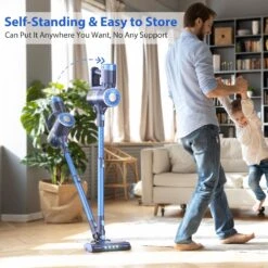 PRETTYCARE Cordless Vacuum Cleaner, 30Kpa Powerful Stick Vacuum With Brushless Motor, LED Touch Display, 45 Min Long Runtime Detachable Battery, Self-Standing Lightweight Vacuum, P3 8 PRETTYCARE Cordless Vacuum Cleaner, 30Kpa Powerful Stick Vacuum With Brushless Motor, LED Touch Display, 45 Min Long Runtime Detachable Battery, Self-Standing Lightweight Vacuum, P3 -Appliantrix Cheap Store 71GwT98urdL. AC SL1500