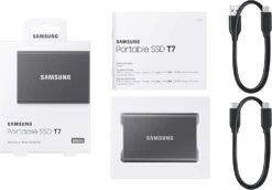 SAMSUNG SSD T7 Portable External Solid State Drive 1TB, Up To 1050MB/s, USB 3.2 Gen 2, Reliable Storage For Gaming, Students, Professionals, MU-PC1T0T/AM, Gray 14 SAMSUNG SSD T7 Portable External Solid State Drive 1TB, Up To 1050MB/s, USB 3.2 Gen 2, Reliable Storage For Gaming, Students, Professionals, MU-PC1T0T/AM, Gray -Appliantrix Cheap Store 71IED6YK7cL. AC SL1500
