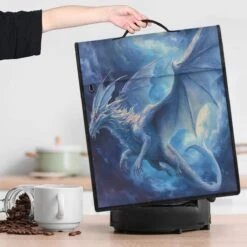Flying Blue Ice Dragon Coffee Maker Dust Cover, Waterproof Stand Mixer Cover Coffee Machine Dust Cover, Home Small Appliance Guard Aid Assecories Protector For Kitchen Appliance 17in 15 Flying Blue Ice Dragon Coffee Maker Dust Cover, Waterproof Stand Mixer Cover Coffee Machine Dust Cover, Home Small Appliance Guard Aid Assecories Protector For Kitchen Appliance 17in -Appliantrix Cheap Store 71JG8AE20GL. AC SL1200