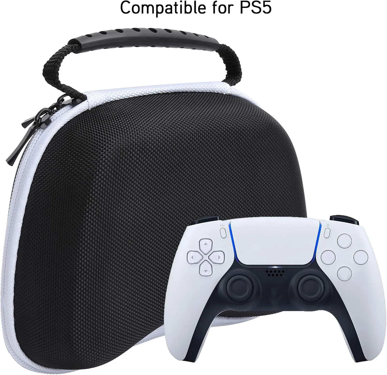 Portable Game Console Storage Case For PS5, Black Nylon Carrying Case For PS5 Accessories, Controller Accessories For PS5 7 Portable Game Console Storage Case For PS5, Black Nylon Carrying Case For PS5 Accessories, Controller Accessories For PS5 - Image 7