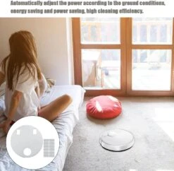 BARASH Household Robotic Vacuums, Robotic Vacuum Cleaner, Wet Sweeping Cleaner Robotic Vacuum, Mopping Robot, Mini Floor Vacuum Robot, Marble Tile Sweeper For Daily Home Cleaning, Bathroom, Bedroom -Appliantrix Cheap Store 71KEakwbHL. AC SL1500