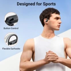 Occiam Wireless Earbuds Bluetooth 5.3 Headphones 96Hrs Playback Sports Ear Buds With Microphone Earhook Waterproof In Ear Earphones LED Power Display Headset For Workout Running Black 11 Occiam Wireless Earbuds Bluetooth 5.3 Headphones 96Hrs Playback Sports Ear Buds With Microphone Earhook Waterproof In Ear Earphones LED Power Display Headset For Workout Running Black -Appliantrix Cheap Store 71KeNIZHS2L. AC SL1500