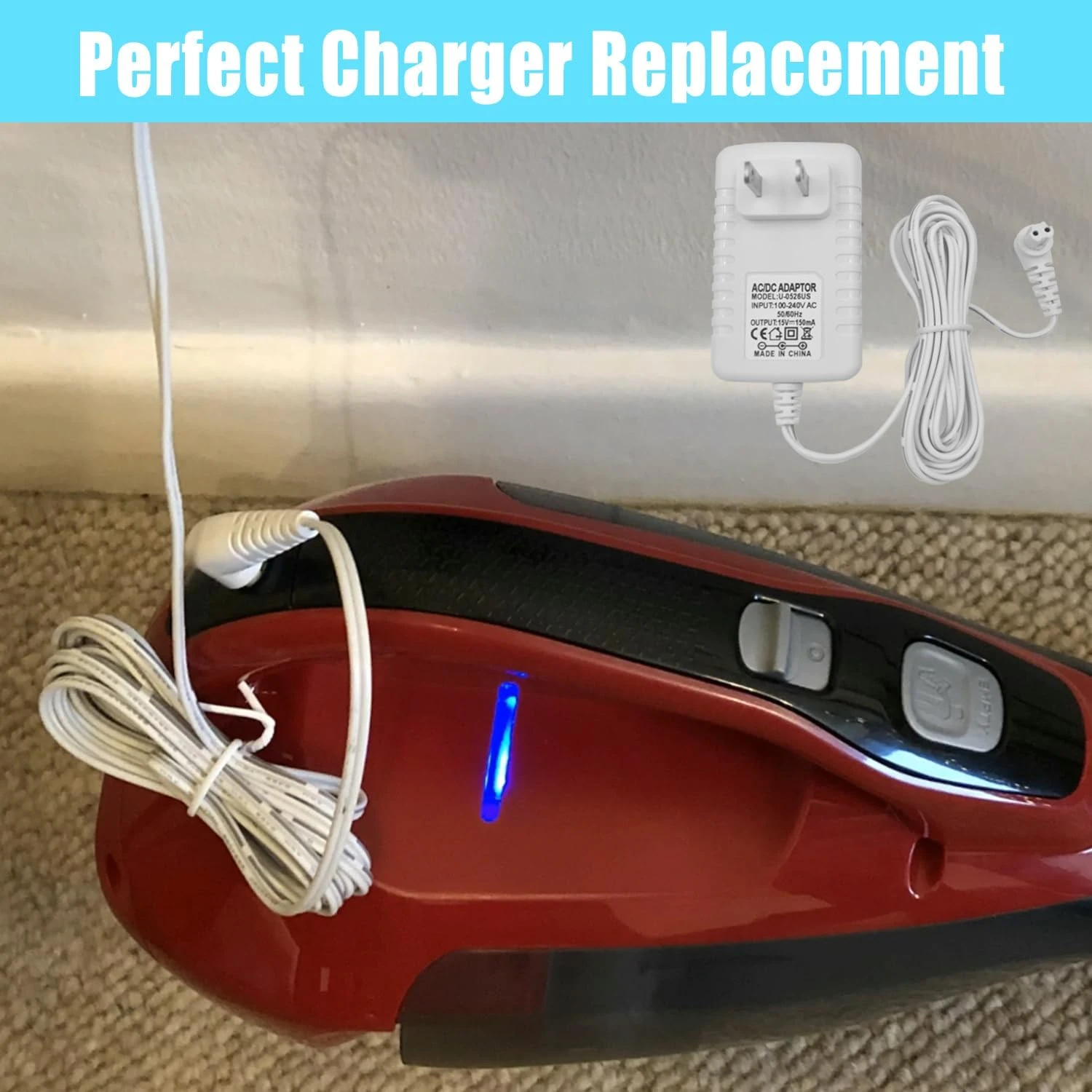 BOEEA 15V Charger For Black And Decker 90627870 Dustbuster Handheld Vacuum HHVI315JO42 HHVI320JR02 HFVB320J27 HLVA320JS10 S003AQU1500015 Power Adapter 6 BOEEA 15V Charger For Black And Decker 90627870 Dustbuster Handheld Vacuum HHVI315JO42 HHVI320JR02 HFVB320J27 HLVA320JS10 S003AQU1500015 Power Adapter - Image 6