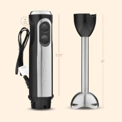 Powerful Immersion Blender, Electric Hand Blender 500 Watt With Turbo Mode, Detachable Base. Handheld Kitchen Gadget Blender Stick For Soup, Smoothie, Puree, Baby Food, 304 Stainless Steel Blades -Appliantrix Cheap Store 71LxLmHdf7L. AC SL1500