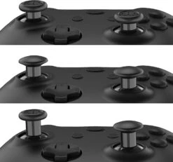 EXtremeRate ThumbsGear Interchangeable Ergonomic Thumbstick For Xbox Series X & S/Xbox One/Xbox One Elite/Xbox One S & X Controller With 3 Height Domed And Concave Grips Adjustable Joystick - Black -Appliantrix Cheap Store 71M5um9HMQL. AC SL1500