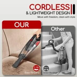 Handheld Vacuum Cordless 9KPA, Dust Busters Handheld Vacuum- 2 Speed & 500ML Dustbin, Hand Vacuum Cordless Rechargeable Car Vacuum Cleaner High Power Cordless, Portable Vacuum For Car/Pet Hair/Couch -Appliantrix Cheap Store 71MkMoXmEmL. AC SL1500