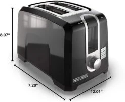 Black & Decker BLACK+DECKER 2-Slice Toaster, One Size -Appliantrix Cheap Store 71N1pISt1nL. AC SL1500