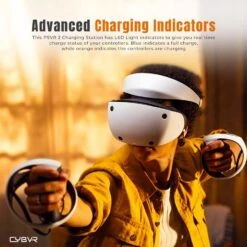 CYBVR Controller Charging Station For PS VR2, Fast Charging PSVR2 Headset Display Stand And Charger With Magnetic Port, PSVR 2 Lightning Charger With LED Display Lights, Organizer Dock For PS VR 2 -Appliantrix Cheap Store 71NWsVhcNiL. AC SL1500