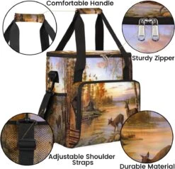 Cfpolar Coffee Maker Carrying Bag Sunset River Fall Deer Travel Coffee Machine Bag Carrying Organizer Case Portable Single Serve Coffee Brewer Tote Bag Storage Bag For Camping Picnic 14 Cfpolar Coffee Maker Carrying Bag Sunset River Fall Deer Travel Coffee Machine Bag Carrying Organizer Case Portable Single Serve Coffee Brewer Tote Bag Storage Bag For Camping Picnic -Appliantrix Cheap Store 71Nan1YMvoL. AC SL1200