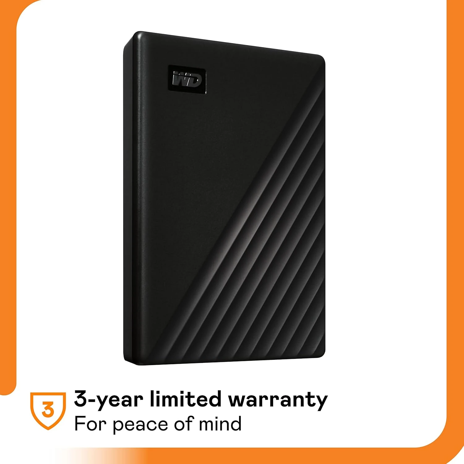 Western Digital 5TB My Passport Portable External Hard Drive With Backup Software And Password Protection, Black - WDBPKJ0050BBK-WESN 7 Western Digital 5TB My Passport Portable External Hard Drive With Backup Software And Password Protection, Black - WDBPKJ0050BBK-WESN - Image 7