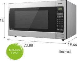 Panasonic Microwave Oven NN-SN966S Stainless Steel Countertop/Built-In With Inverter Technology And Genius Sensor, 2.2 Cubic Foot, 1250W -Appliantrix Cheap Store 71ODtGPpjlL. AC SL1500