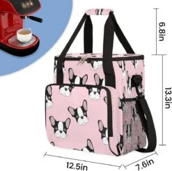 Cfpolar Coffee Maker Carrying Bag Cute Dog Animal Puppy Travel Coffee Machine Bag Carrying Organizer Case Portable Single Serve Coffee Brewer Tote Bag Storage Bag For Camping Picnic -Appliantrix Cheap Store 71OjJnhlA1L. AC SL1200