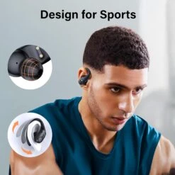 Wireless Earbuds Bluetooth Headphones 70hrs Playback Ear Buds IPX7 Waterproof With Wireless Charging Case & Dual Power Display Over-Ear Stereo Bass Earphones With Earhooks For Sports/Workout/Running -Appliantrix Cheap Store 71OmWzE93WL. AC SL1500