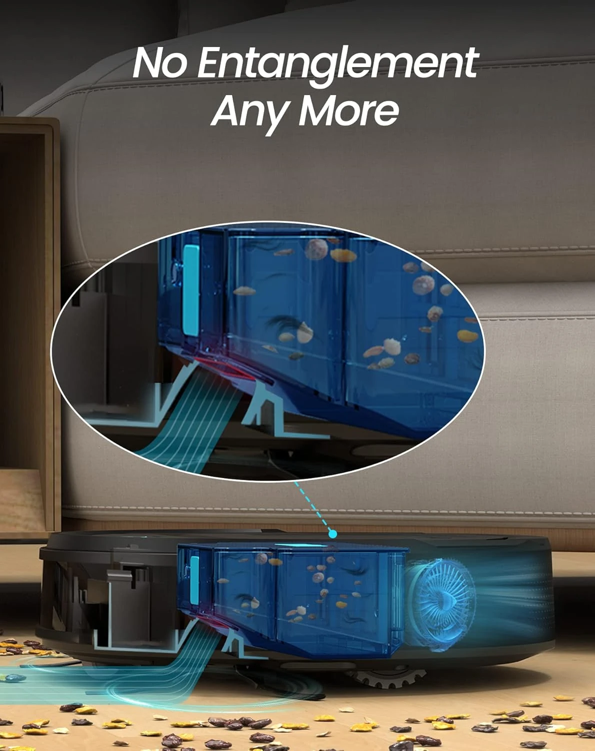 Lefant Robot Vacuum Cleaner With 2200Pa Powerful Suction,Tangle-Free,Wi-Fi/App/Alexa,Featured 6 Cleaning Modes,Self-Charging Slim Robotic Vacuum Cleaner, Ideal For Pet Hair, Hard Floor M210 Pro 4 Lefant Robot Vacuum Cleaner With 2200Pa Powerful Suction,Tangle-Free,Wi-Fi/App/Alexa,Featured 6 Cleaning Modes,Self-Charging Slim Robotic Vacuum Cleaner, Ideal For Pet Hair, Hard Floor M210 Pro - Image 4