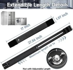 360° Universal Extendable Furniture Appliances Rollers, Strong Mover Tools With 24 Roller & Brake Equipment Strong Base For Washing Machines Refrigerators Dryers Bearing 600LB -Appliantrix Cheap Store 71RP7oqDqjL. AC SL1500